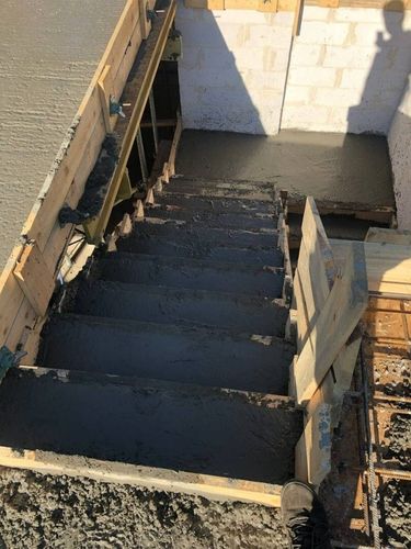 Glatte Betonfläche